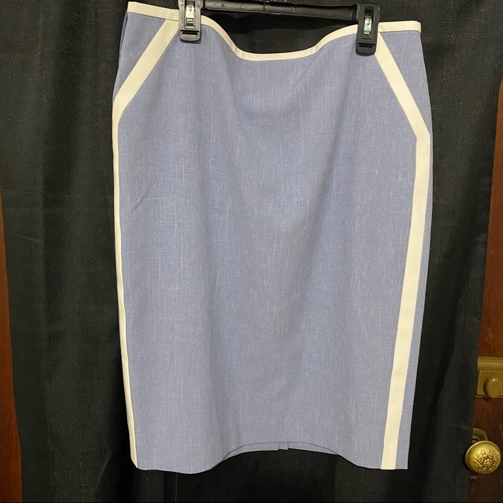 Blue and white skirt size 8